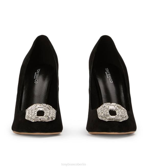 Bling Heels| de Tony Bianco Frauen Alison Heels schwarzes Wildleder 4624297